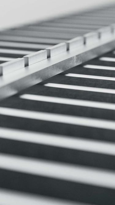 Close up vertical plate freezer