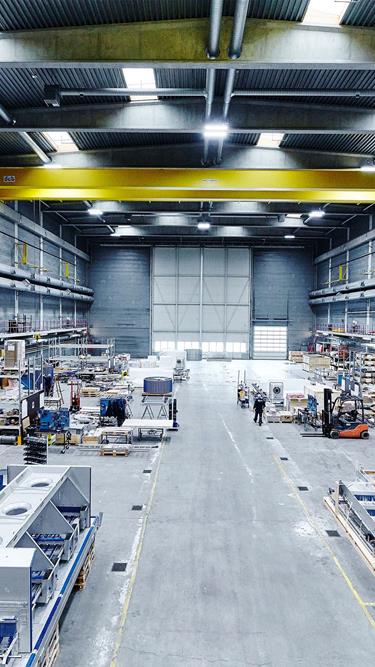 DSI Dantech produktion in Aalborg