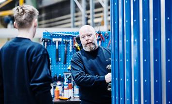 Inspection spiral freezer DSI Dantech