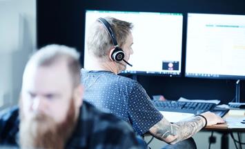 Service engineers at DSI Dantech