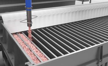 Loading plate freezer with pumping system